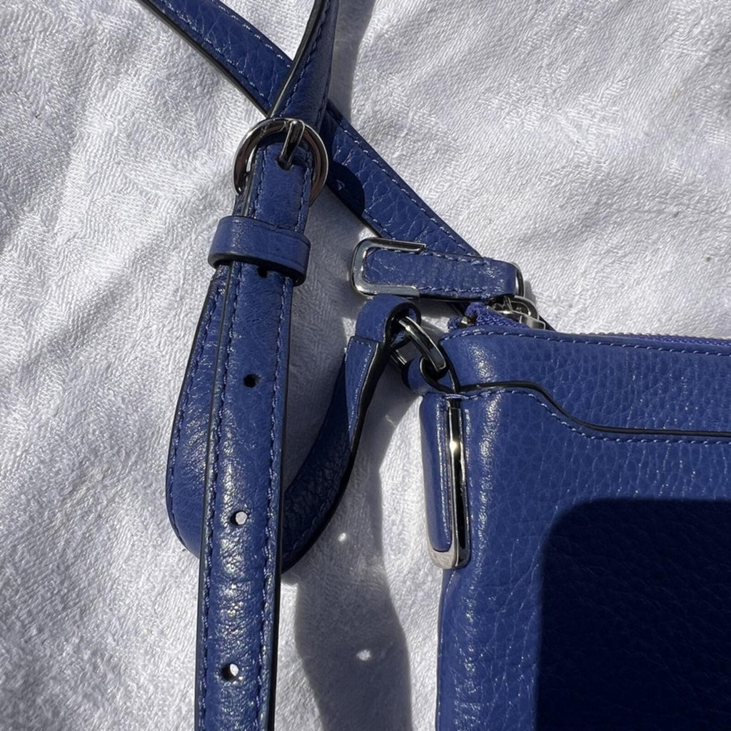 NWT Coach Madison East West Swingpack Blue Crossbody F49992 No Tag