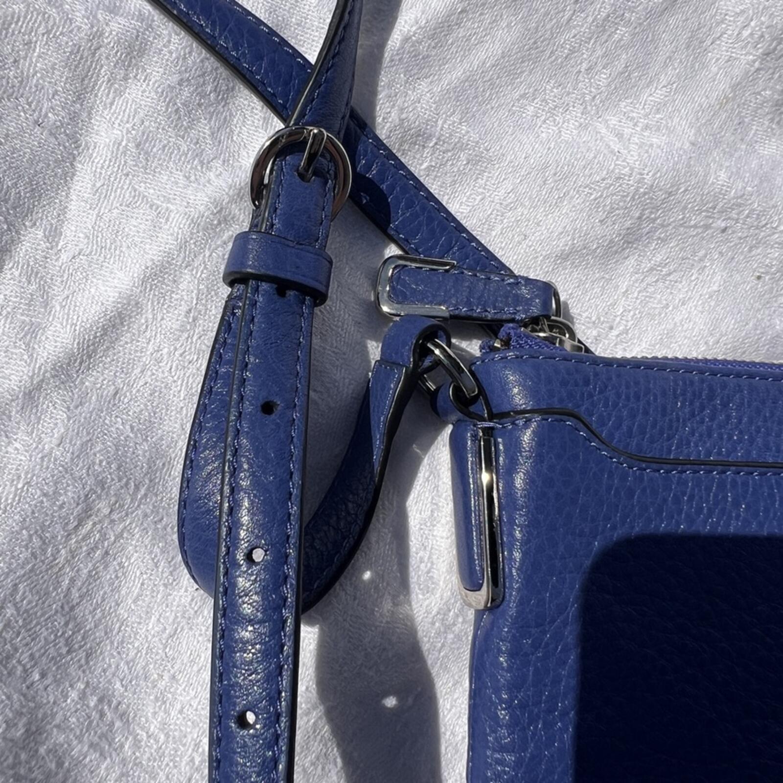 NWT Coach Madison East West Swingpack Blue Crossbody F49992 No Tag