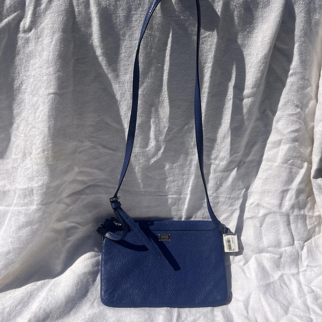 NWT Coach Madison East West Swingpack Blue Crossbody F49992 No Tag