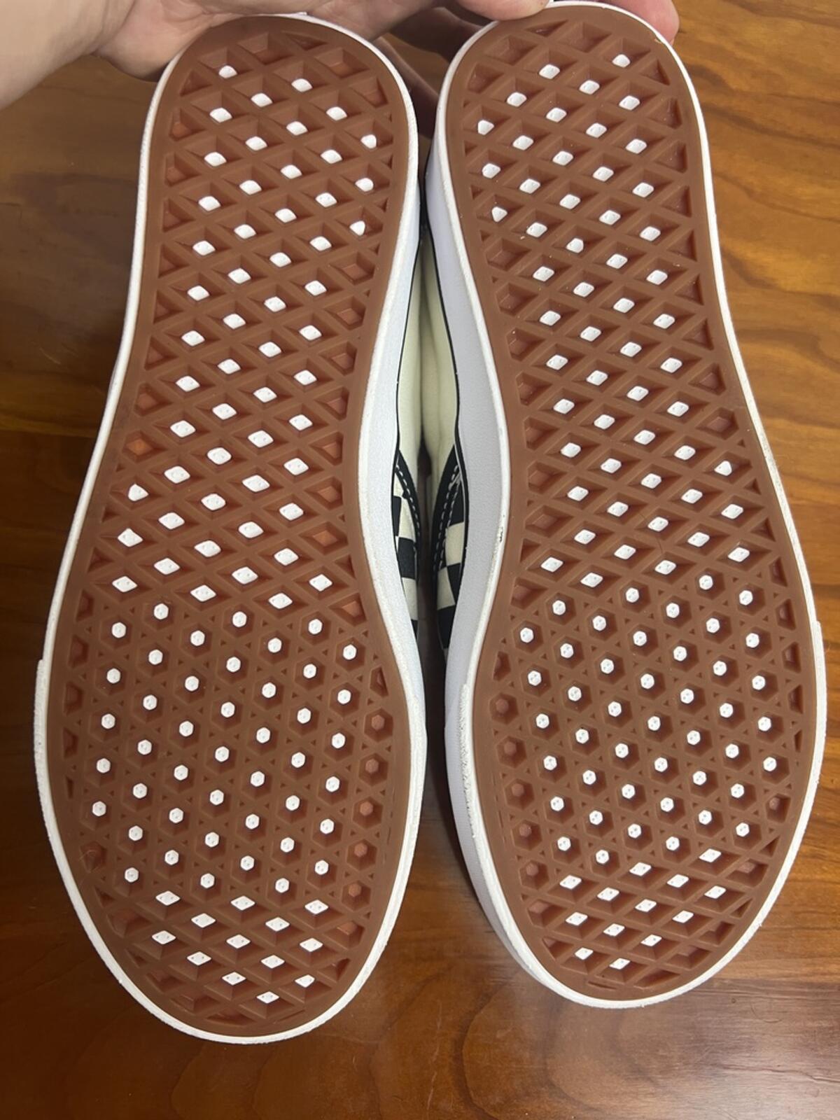 Vans Classic Slip-On Checkerboard Black White Sneakers Mens 8 / Womens 9.5