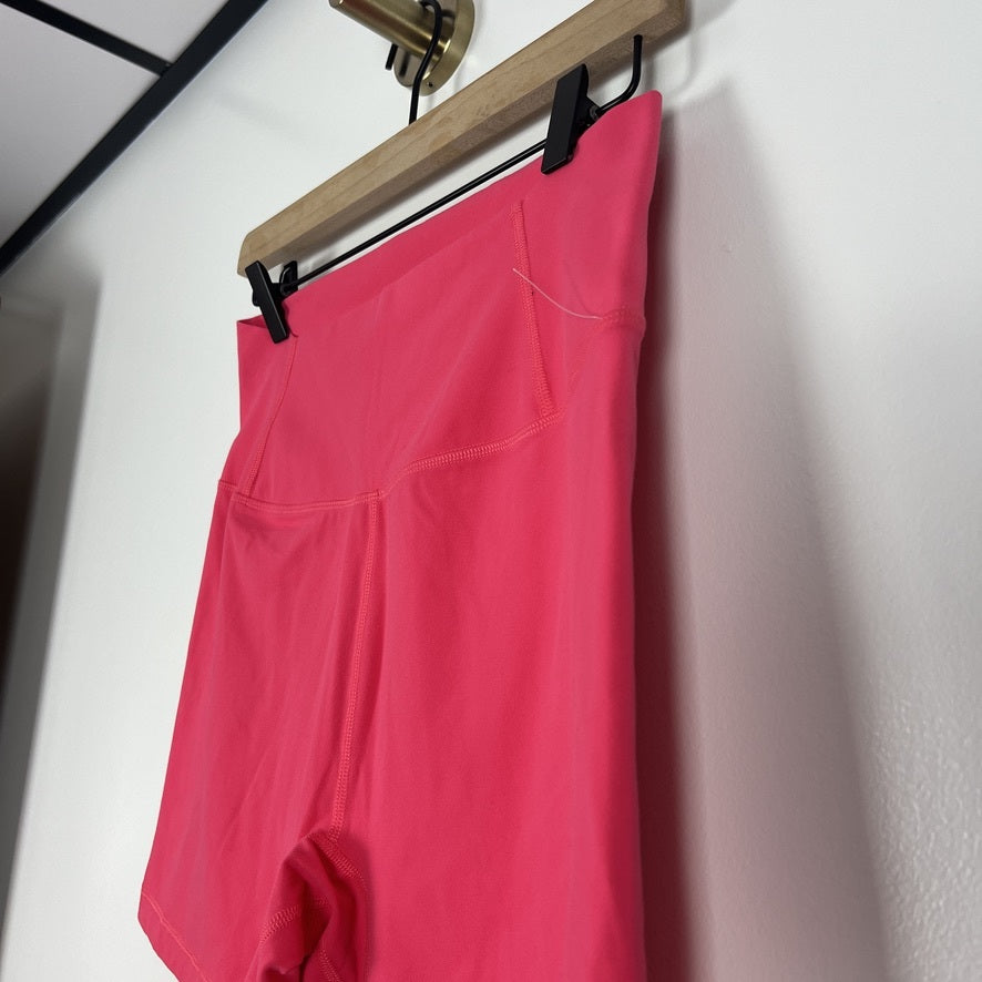 FP Movement Pink Biker Shorts High Rise Workout Athletic Size Large