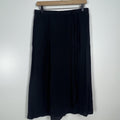 Vintage Black Wrap Skirt Womens 12 Union Tag Midi Career Classic USA