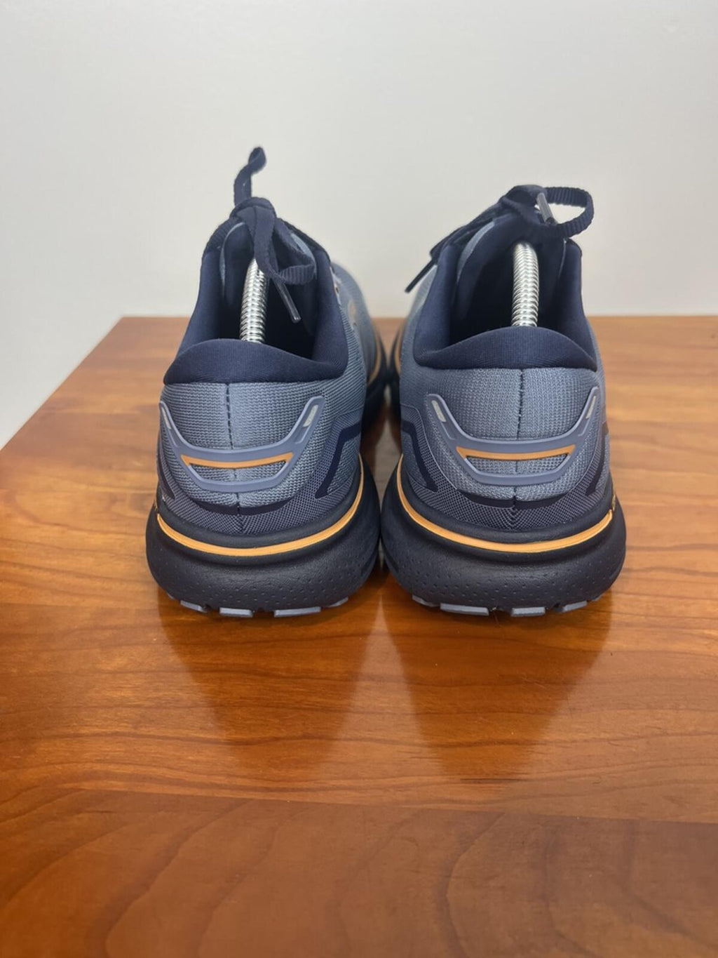 Brooks Ghost 15 Running Shoes Mens 7 Gray Blue Orange NWOT Try On Only