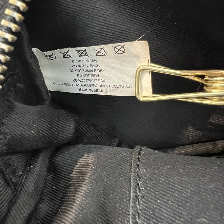 Corder London Black Pebbled Leather Crossbody Bag Adjustable Strap