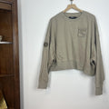 NWOT NY Rangers Pro Standard Cropped Crewneck Sweatshirt Beige L