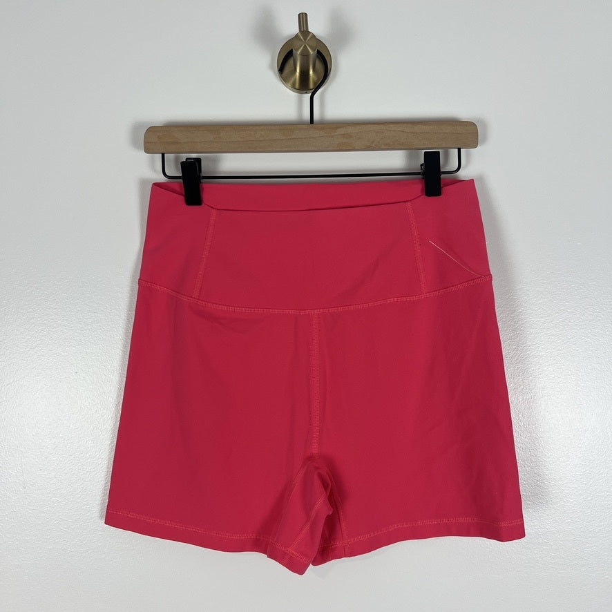 FP Movement Pink Biker Shorts High Rise Workout Athletic Size Large