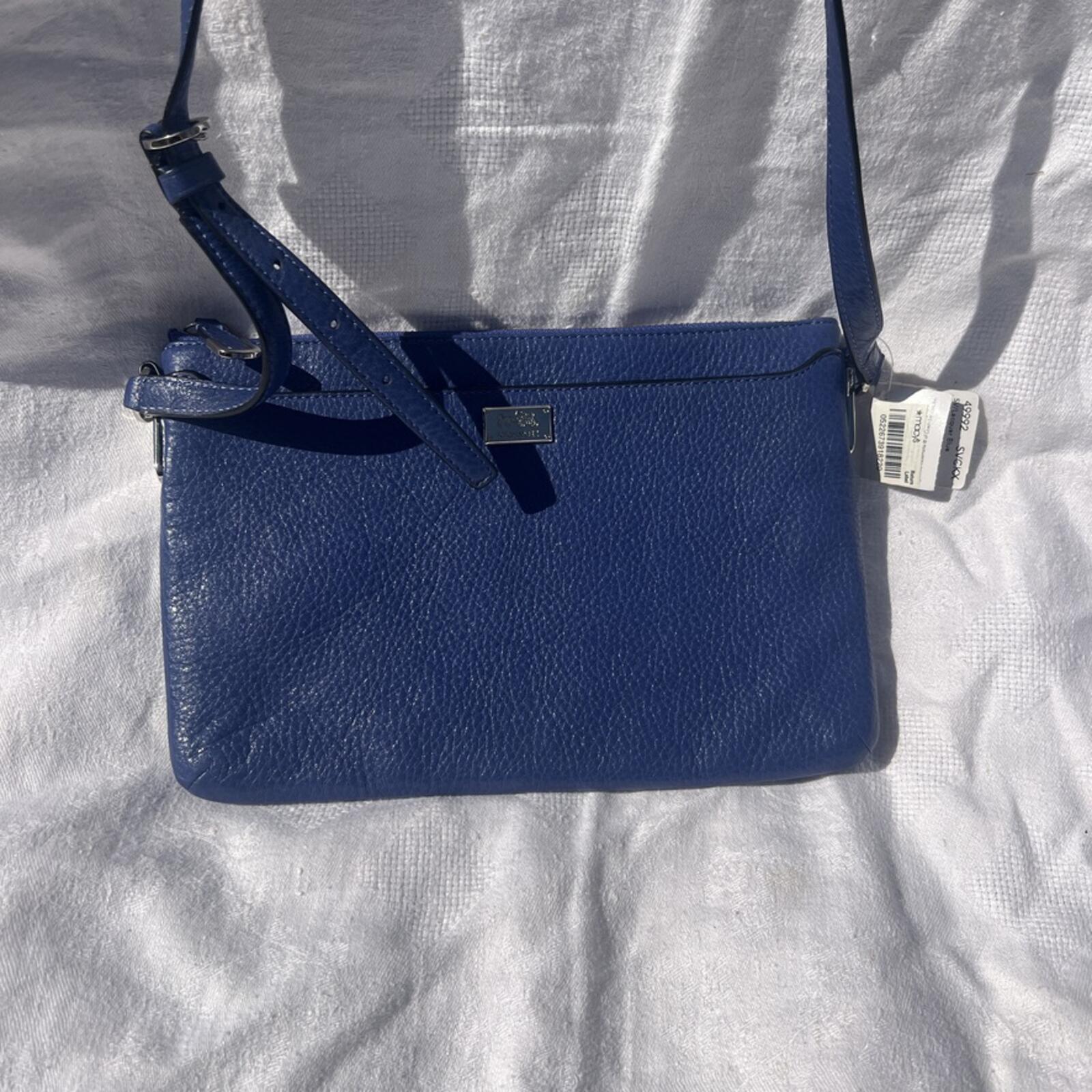 NWT Coach Madison East West Swingpack Blue Crossbody F49992 No Tag