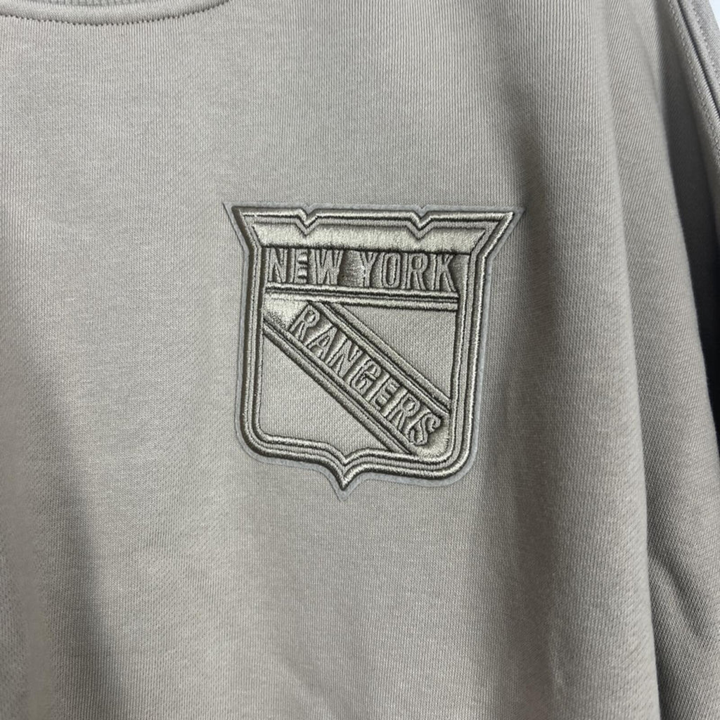NWOT NY Rangers Pro Standard Cropped Crewneck Sweatshirt Beige L
