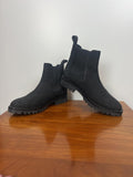 Thursday Boot Co Black Chelsea Boots Lug Sole Leather Size 7 Wide NWOT