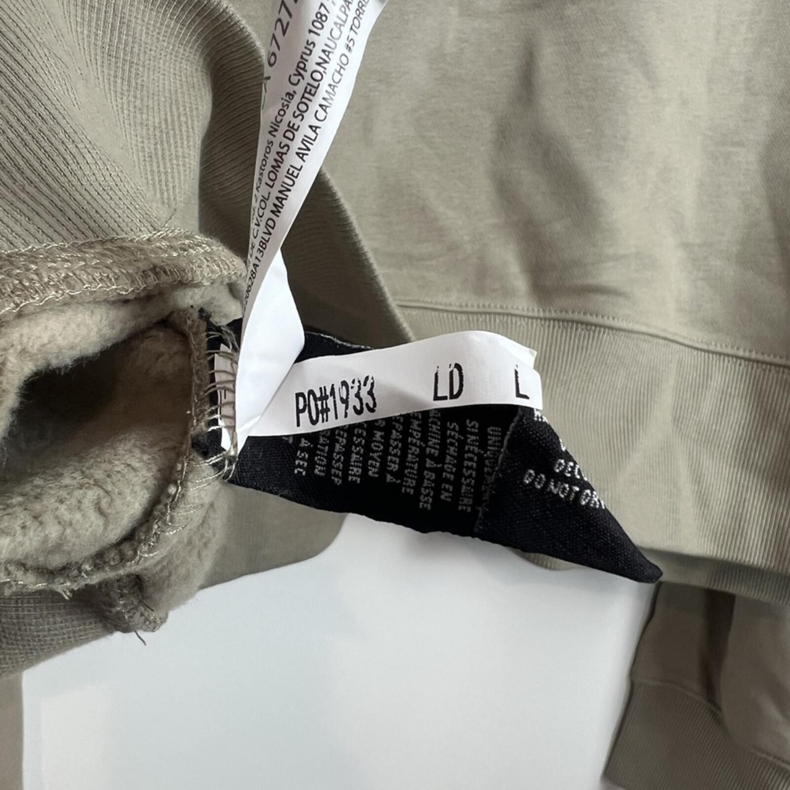 NWOT NY Rangers Pro Standard Cropped Crewneck Sweatshirt Beige L