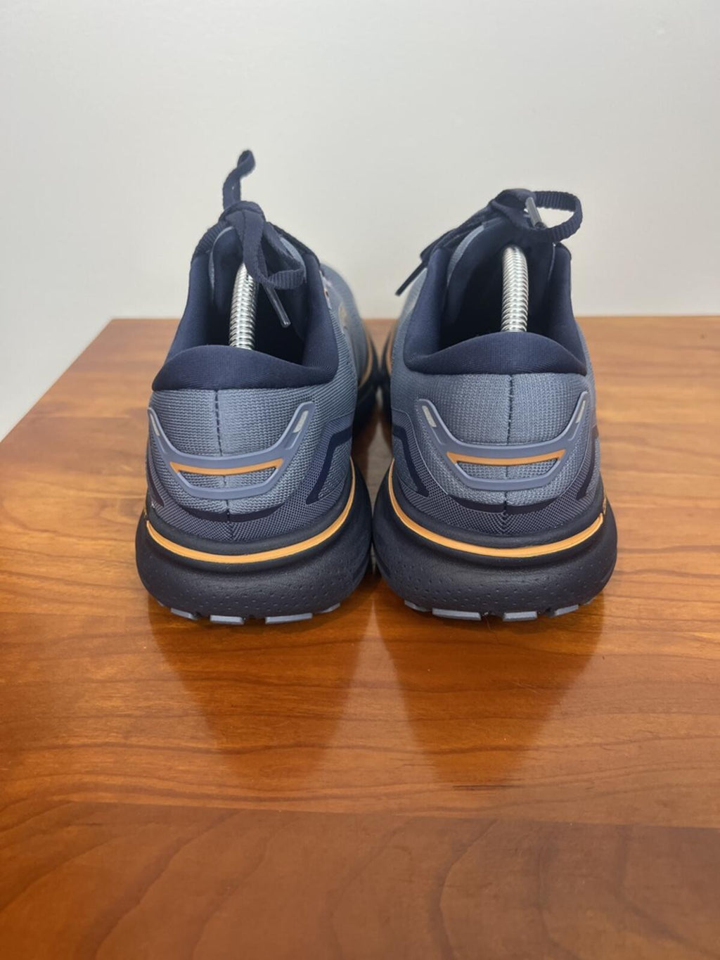 Brooks Ghost 15 Running Shoes Mens 7 Gray Blue Orange NWOT Try On Only