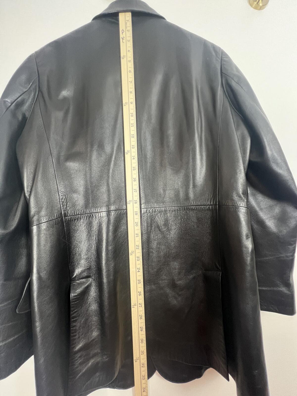 Seraphin Paris Black Leather Blazer Jacket Mens EU 48 / US 38 France Luxury Coat