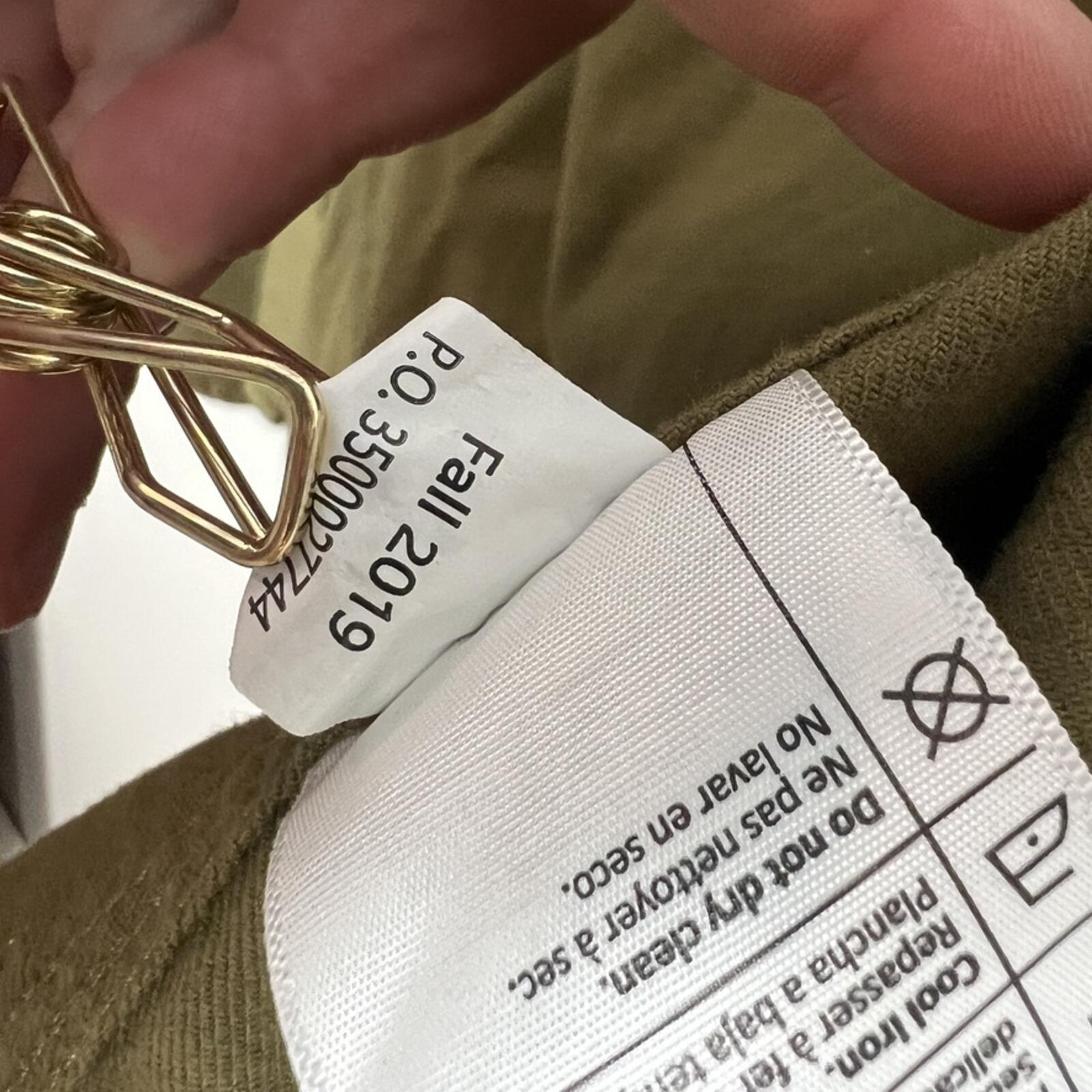 Carhartt Relaxed Fit Olive Button Down Shirt XL Workwear Cotton Utility