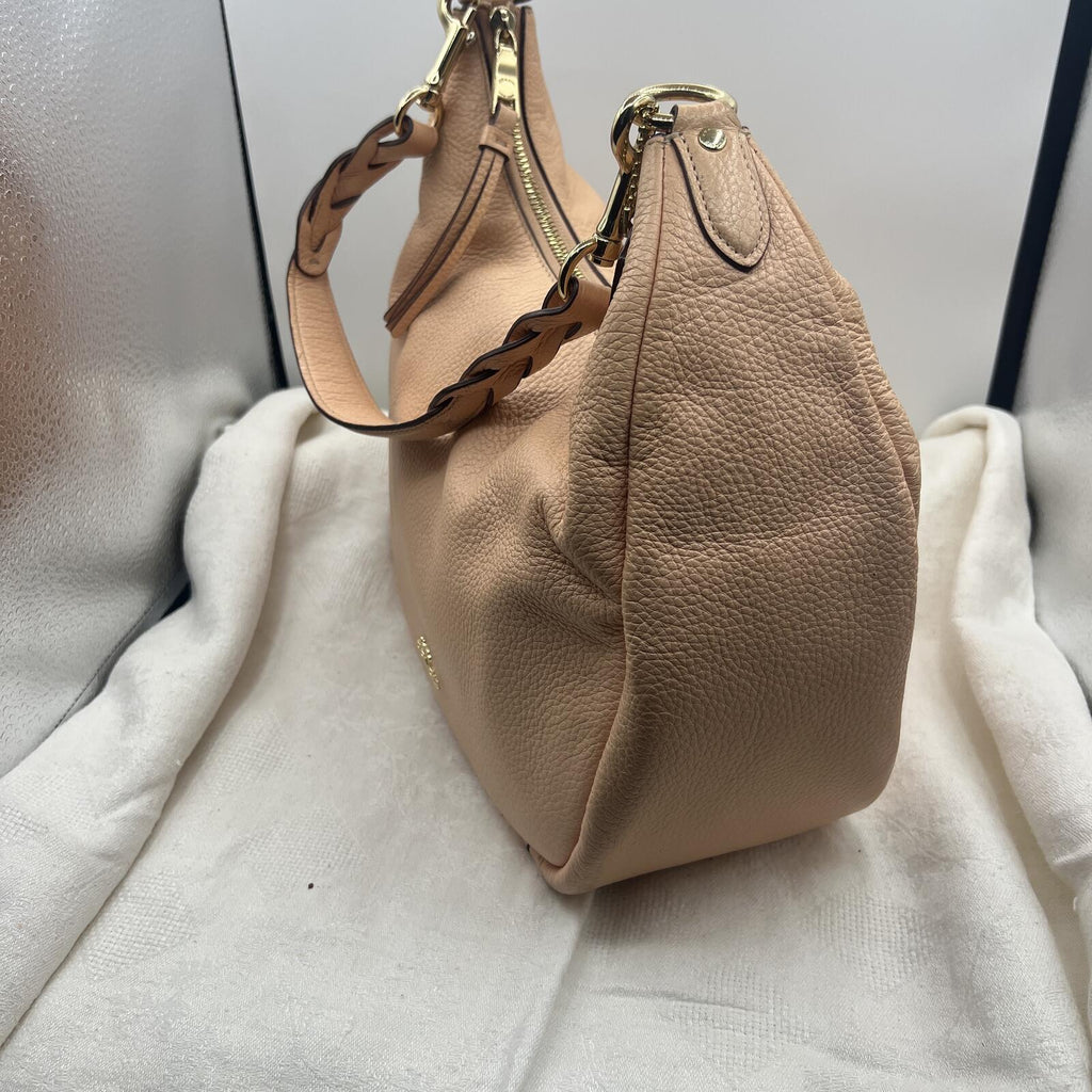 Coach Jules Hobo Bag C9190 Faded Blush Pebbled Leather Shoulder Crossbody Purse