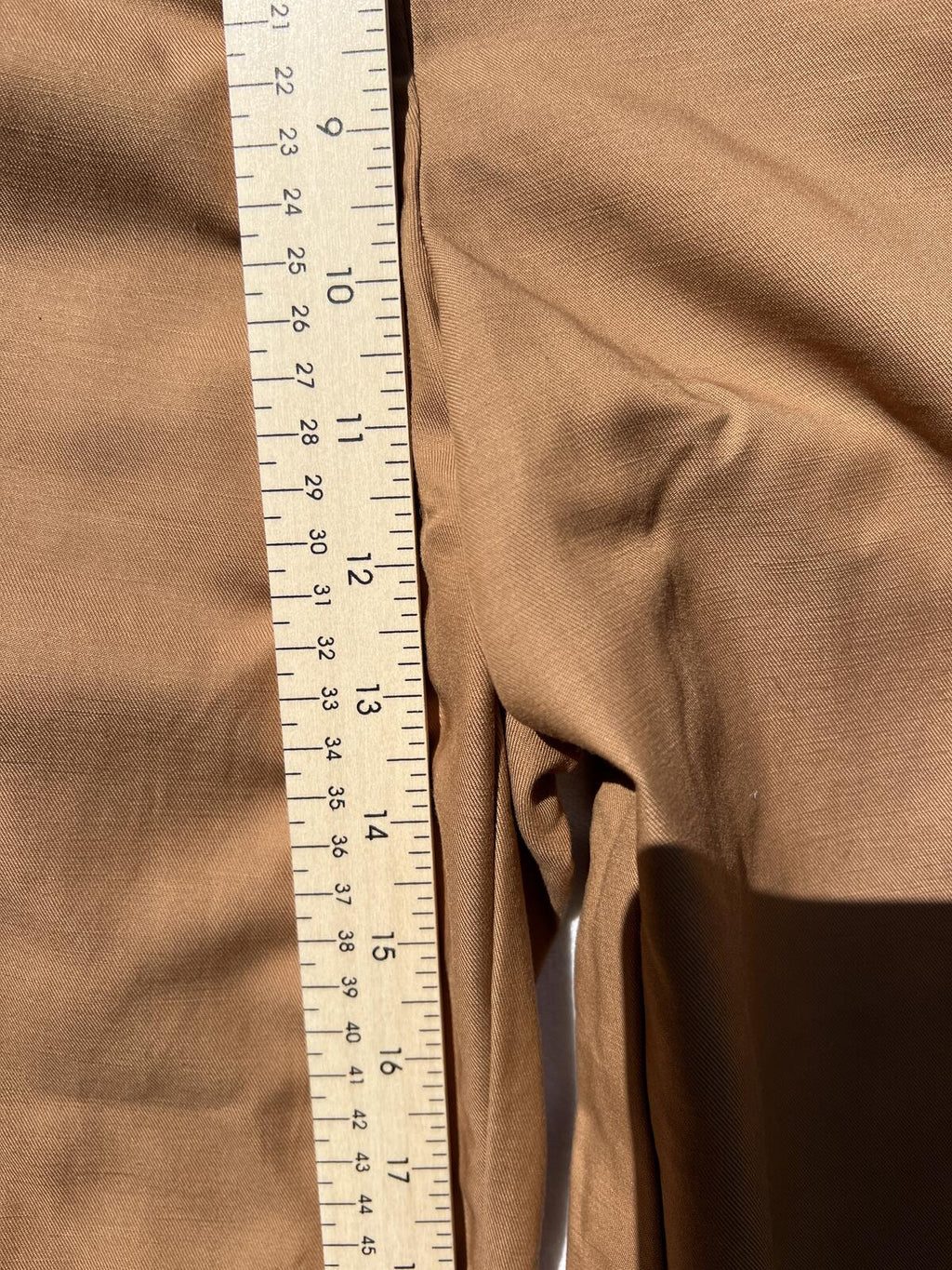 LOFT Petite Wide Leg Crop Cargo Pants Camel Brown Size 12P NWT