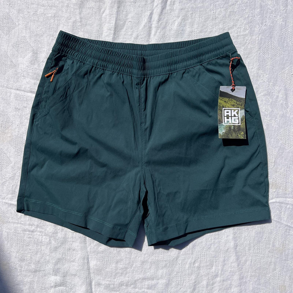 Duluth AKHG Access Point Pull-On Hiking Shorts Women’s Size 10 NWT Teal UPF 50