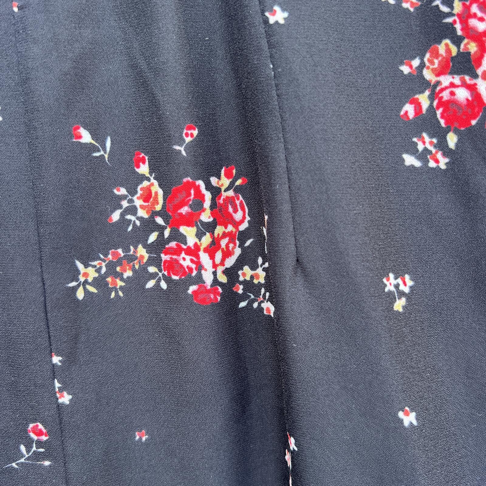 Show Me Your Mumu Helen Dress Dancing Floral Black Mini Dress Small