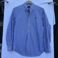 Ralph Lauren Men’s Plaid Button Down Shirt Size Small Long Sleeve Classic Fit