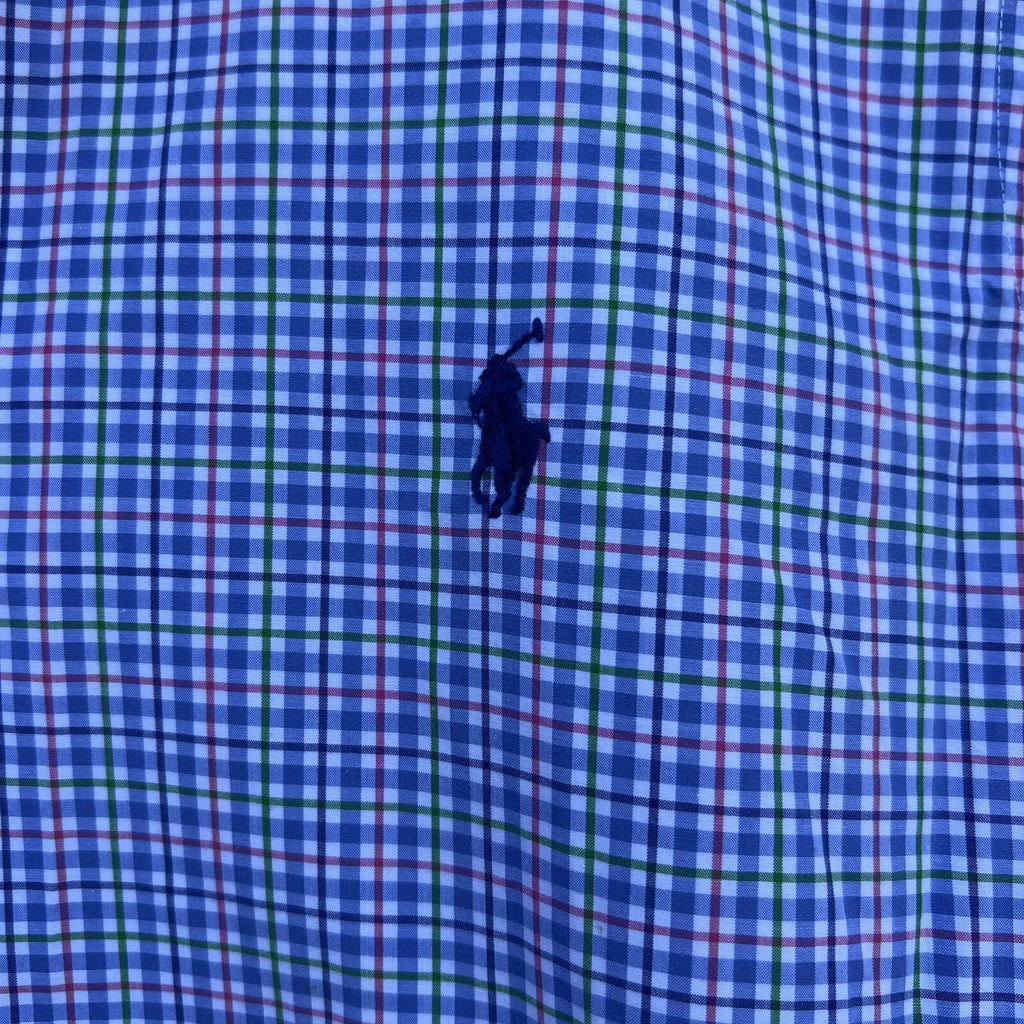 Ralph Lauren Men’s Plaid Button Down Shirt Size Small Long Sleeve Classic Fit