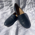 Dansko Leather Slip On Loafers Womens 41 Blue Comfort Flats NWOT