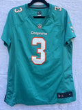 Nike Dolphins Rosen #3 Jersey Womens XL NFL On Field Football Shirt - Draft BUST