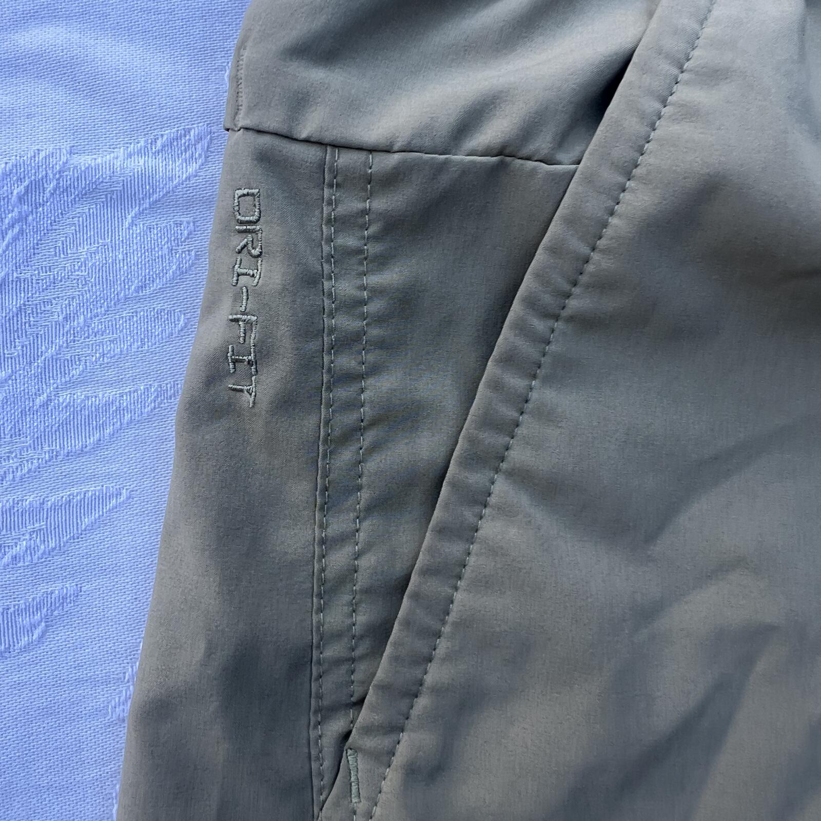 Nike Dri-FIT Running Shorts Mens Large Tan Athletic Gym Workout Lined