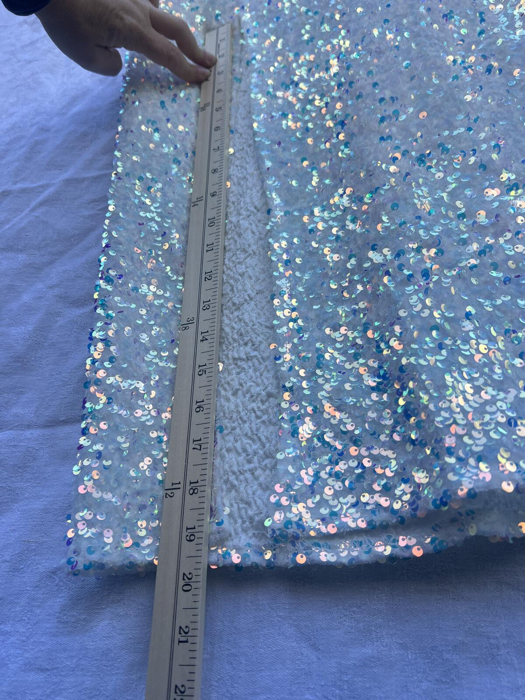 NWT Show Me Your Mumu Sequin Midi / Maxi Dress XL White Iridescent Party Glam