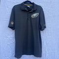Nike Dri-FIT Eagles Polo Shirt Mens Large Black NFL Golf Performance