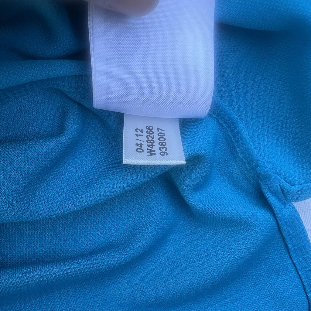 Adidas ClimaLite Golf Polo Shirt Blue Performance Athletic Men’s Medium