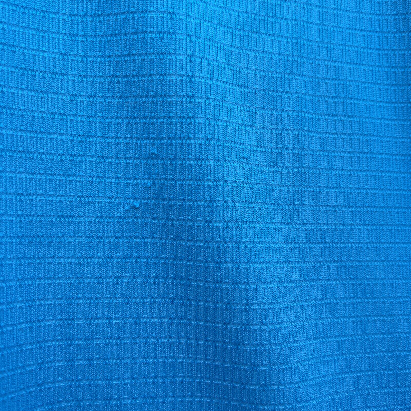 Adidas ClimaLite Golf Polo Shirt Blue Performance Athletic Men’s Medium