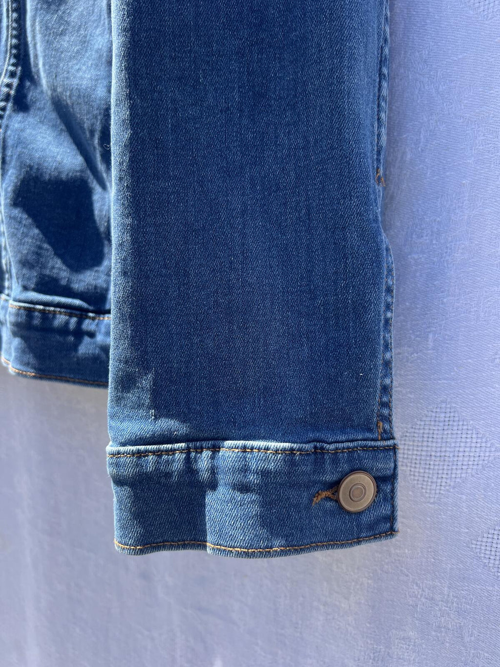 Bagatelle Denim Jacket Womens XL Blue Stretch Trucker Classic Casual Coat