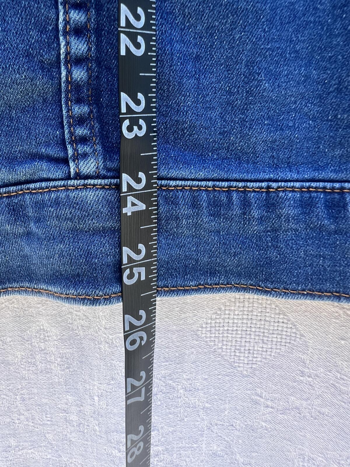 Bagatelle Denim Jacket Womens XL Blue Stretch Trucker Classic Casual Coat