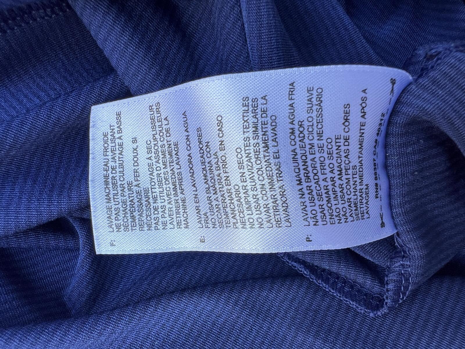 Adidas Golf Polo Shirt Blue Performance Stretch Mens Size Large L