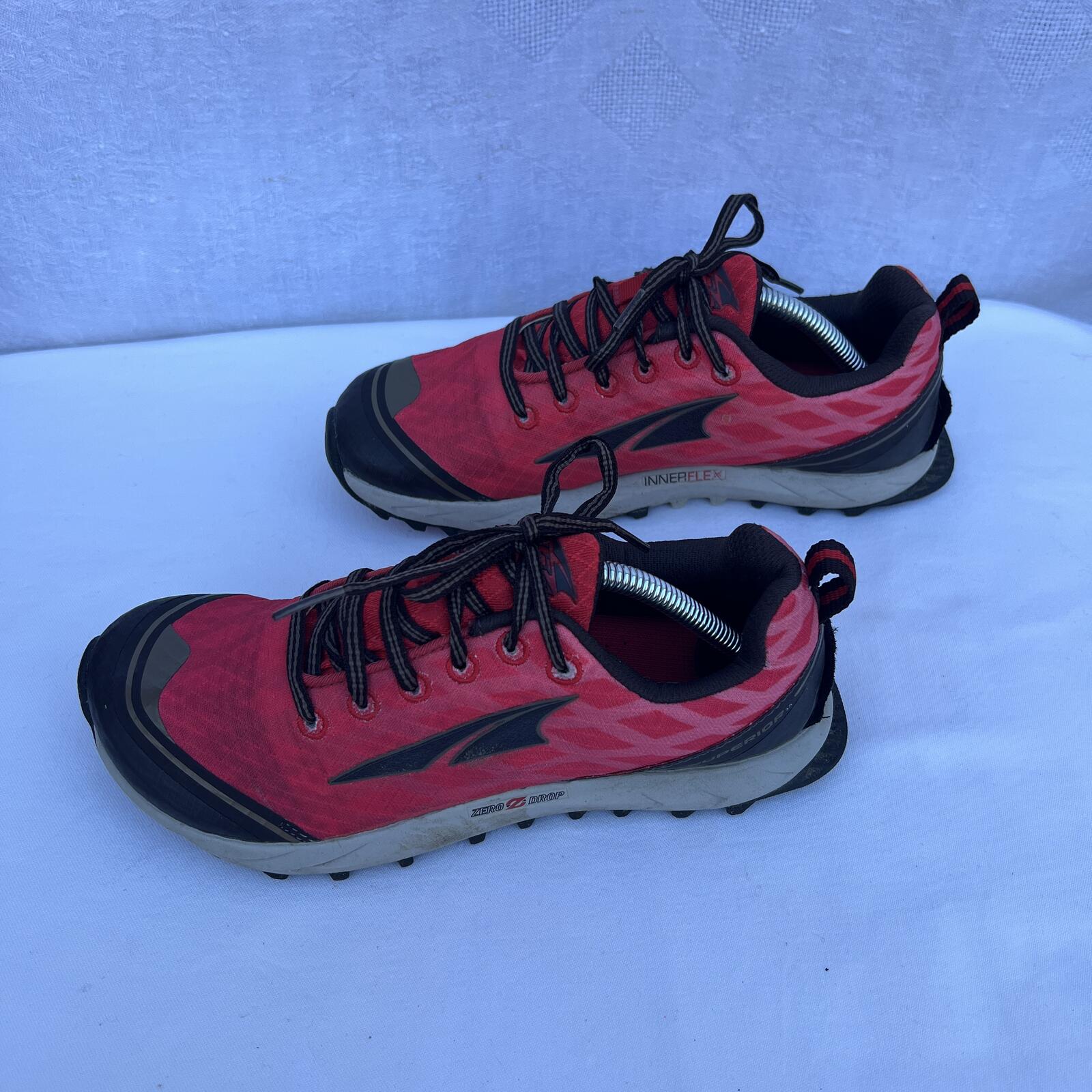 Altra Superior 2.0 Womens 6 Trail Running Shoes Red Zero Drop Sneakers
