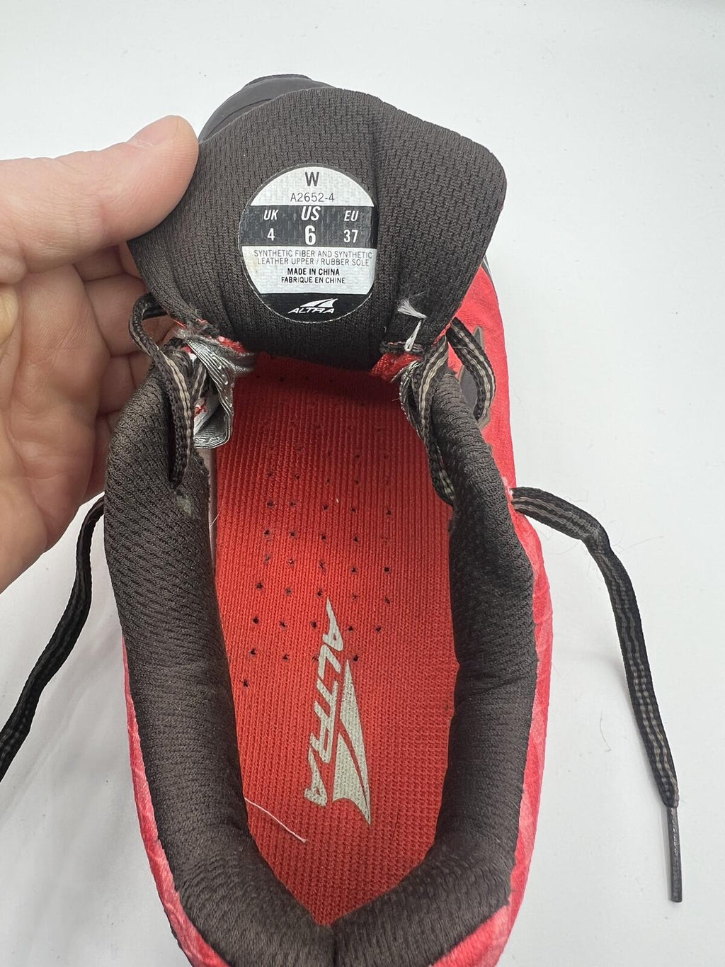Altra Superior 2.0 Womens 6 Trail Running Shoes Red Zero Drop Sneakers