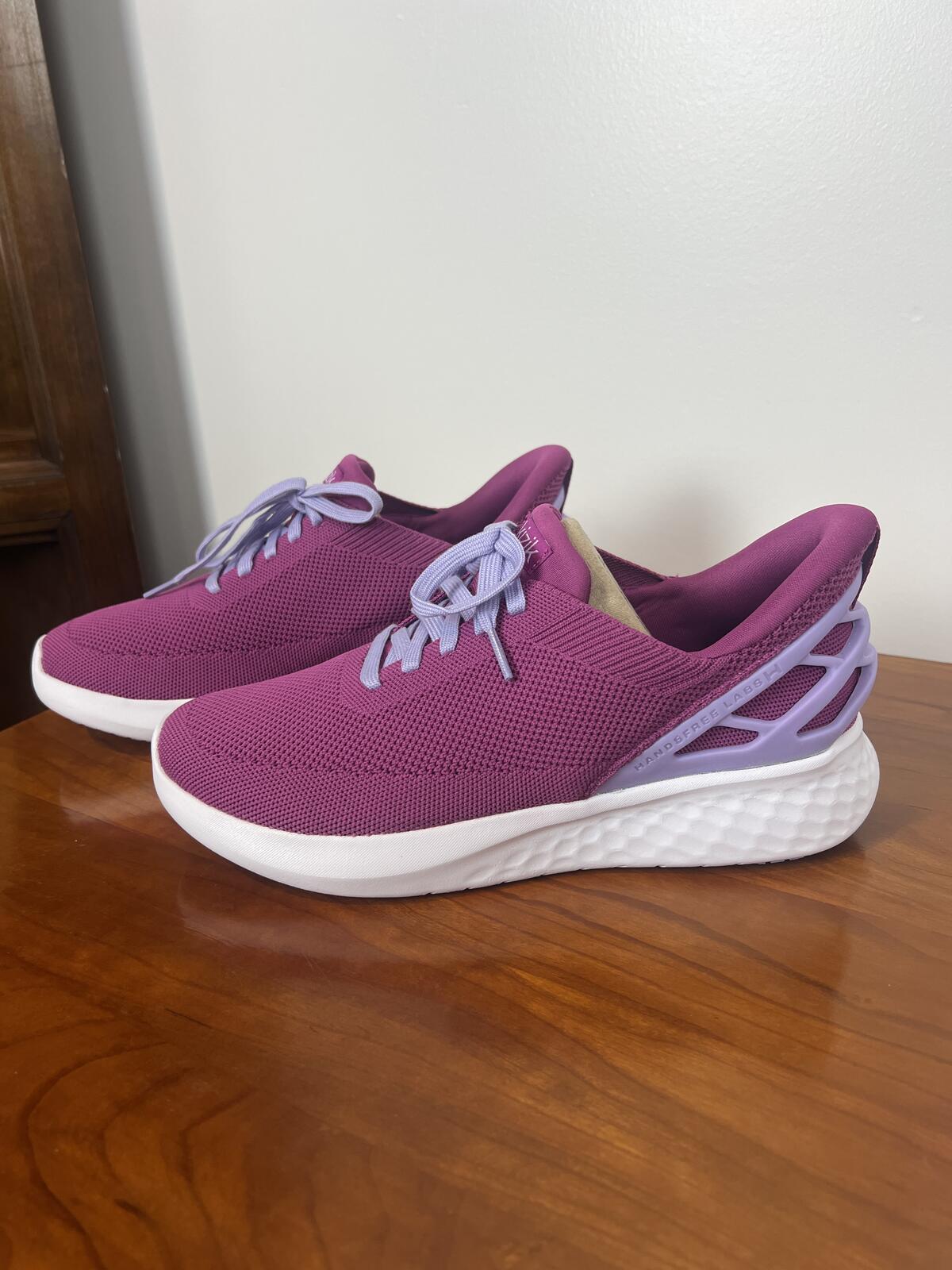 NWT Kizik Athens Hands Free Sneakers Fuchsia Wide Womens 9.5 Mens 8