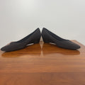Salvatore Ferragamo Brown Low Heel Pumps Stretch Fabric Size 7.5 2A