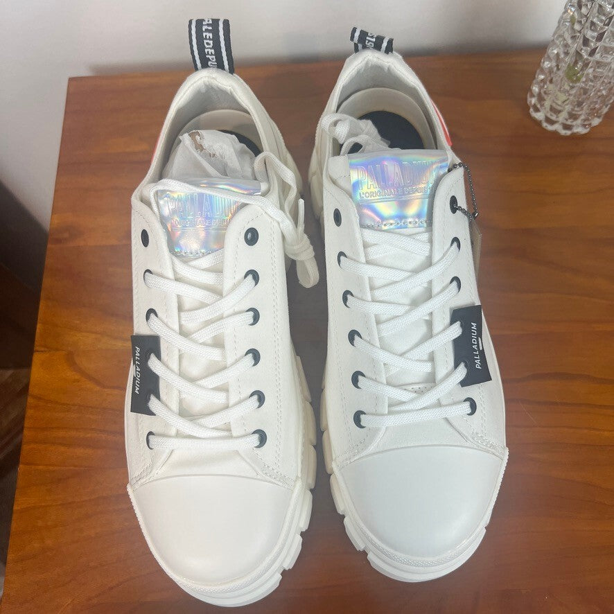 Palladium Revolt Lo TX Sneakers White Womens Size 10 Platform NWT