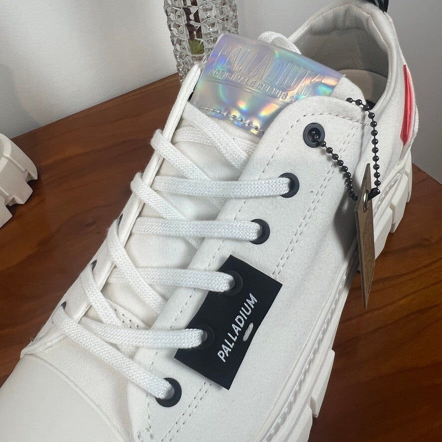 Palladium Revolt Lo TX Sneakers White Womens Size 10 Platform NWT