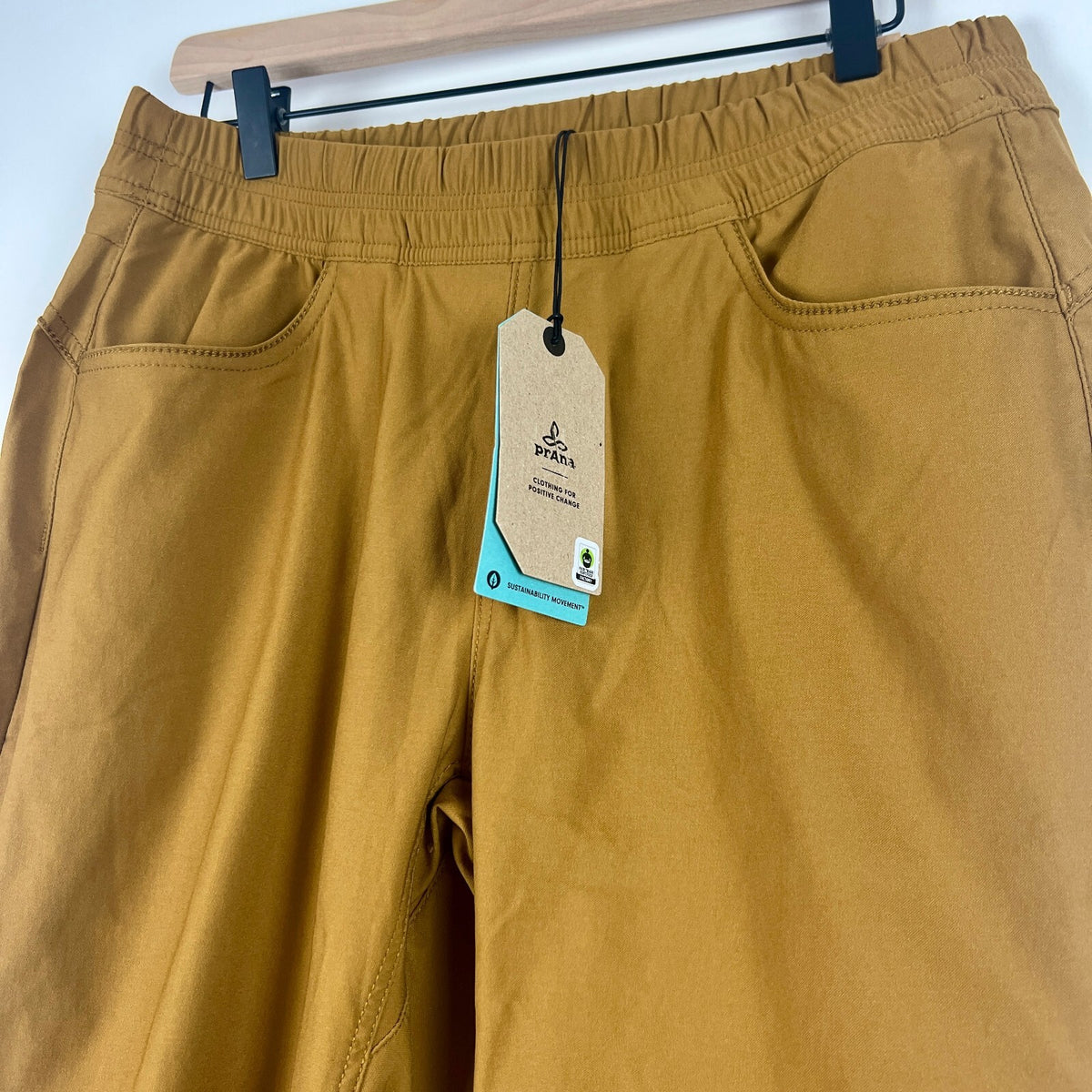 NWT prAna Halle E-Waist Jogger II Women's 12 Antique Bronze Hiking Pants