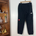 The North Face Men's Black Fleece Jogger Sweatpants Medium Circular Design NWOT