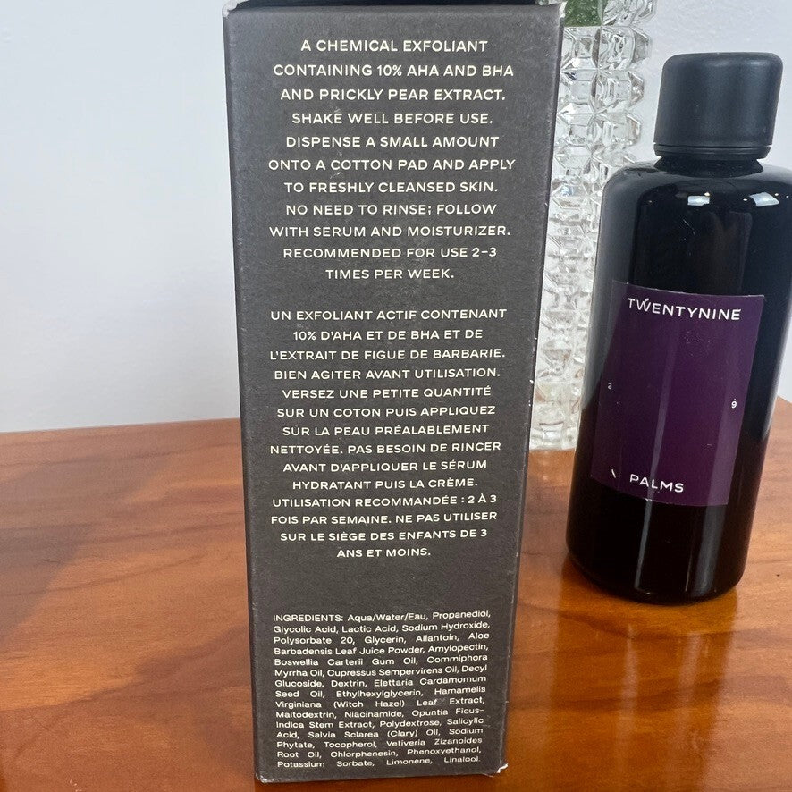 Twentynine Palms Mesa Mystic Facial Exfoliating Solution 3.4oz NWT