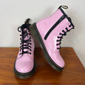Dr. Martens 1460 Pink Patent Leather Lace Up Combat Boots Womens US 2