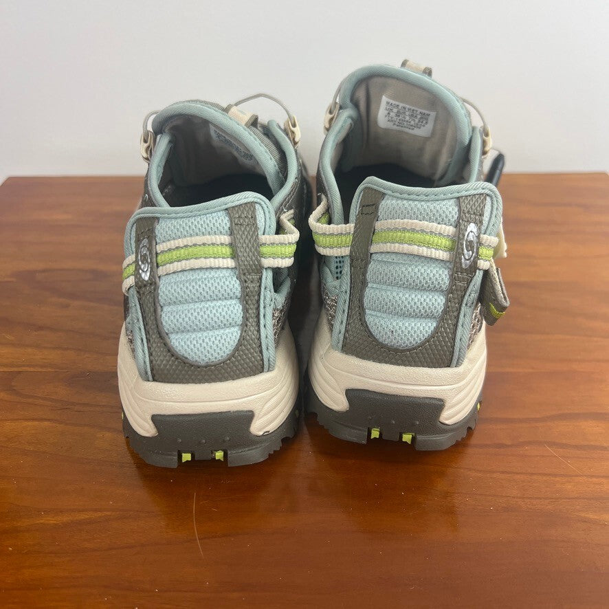 Salomon Tech Amphibian Water Hiking Shoes Gray Blue Women's 7.5 EU39.5