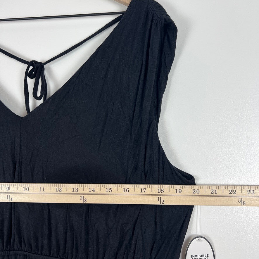 Soma Intimates Black Goddess Bra Dress XL Invisible Support NWT MSRP $79