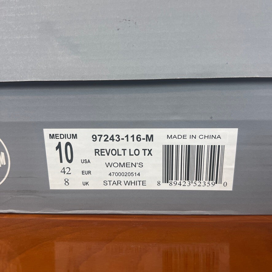 Palladium Revolt Lo TX Sneakers White Womens Size 10 Platform NWT