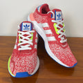 Adidas Originals Swift Run Red White Blue Neon Knit Sneakers Women’s 7.5