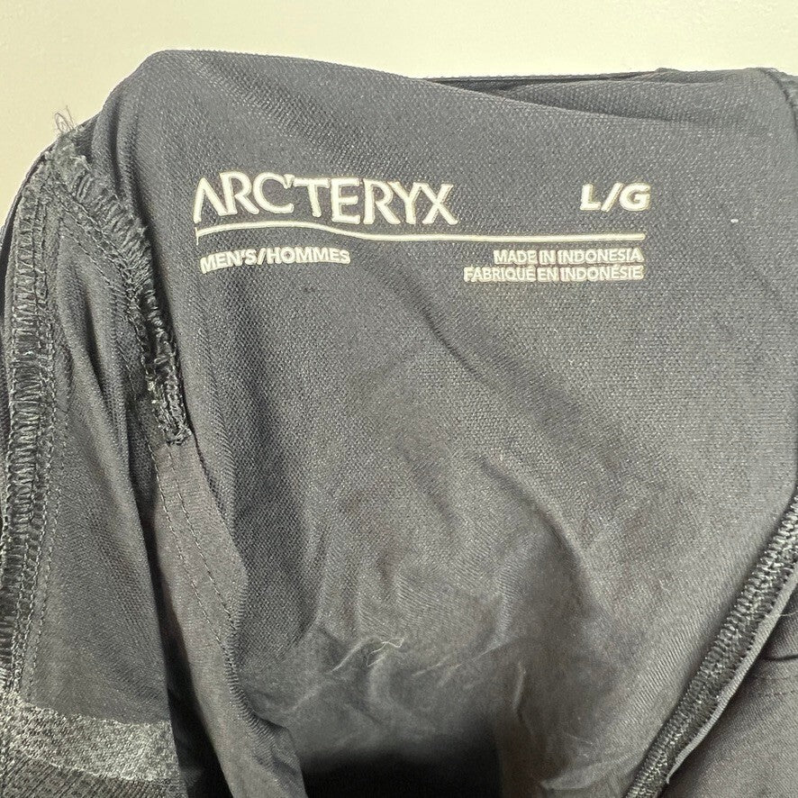 Arc'teryx Aptin Men's Black Trail Running Shorts Large Lightweight Stretch