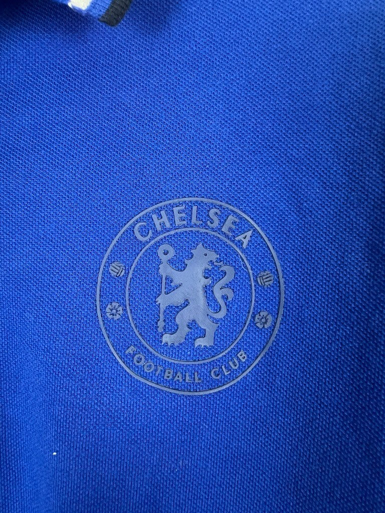 Chelsea FC Official Blue Polo Shirt Men’s Large Football Soccer Club Logo