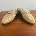 Sam Edelman Linnie Raffia Bit Mule Loafers Natural Women's 6.5 NWOT